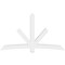 Ekena Millwork Alberta Architectural Grade PVC Gable Bracket, 96"W x 56"H x 6"D x 6"F, 14/12 Pitch GBP096X56X0606ALB00 - alternate 2